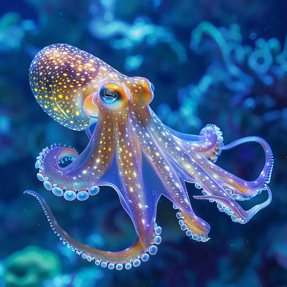 colorful octopus